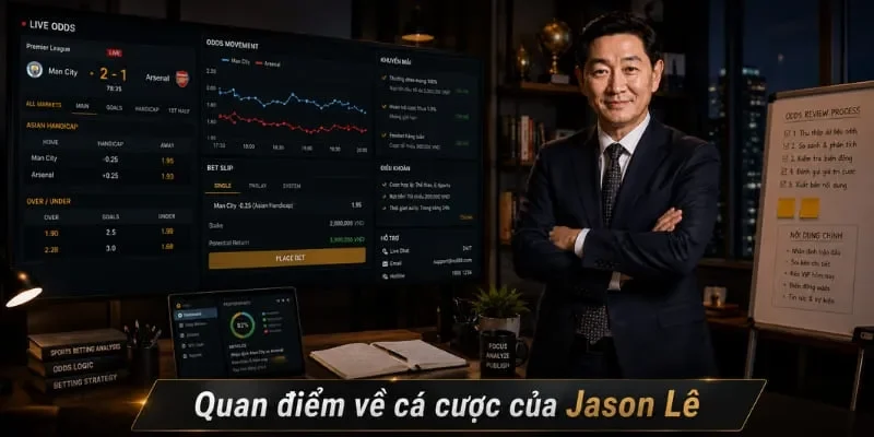 Jason Lê – Biên tập viên nội dung cá cược tại RED88 4 Jason Lê phân tích quản lý vốn và tâm lý khi cá cược bóng đá live online